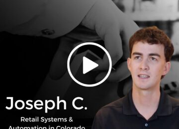 Joseph from Clark’s Market, Retail Systems & Automation, in a Veesion customer testimonial video